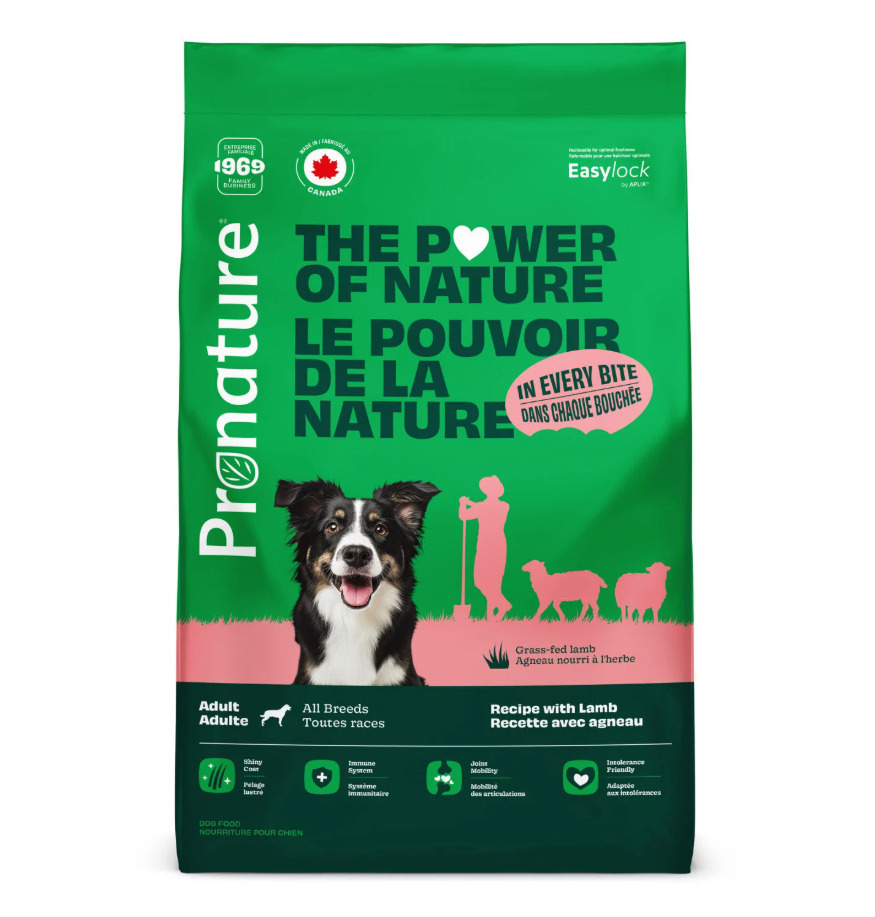 Plb722 - Nourriture pour chiens adultes à l'agneau et au porc - Pronature