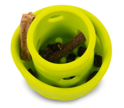 Jouet Puzzle'n Play champignon vert pour petits chiens - Messy Mutts
