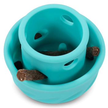 Jouet Puzzle'n Play champignon bleu pour chiens - Messy Mutts