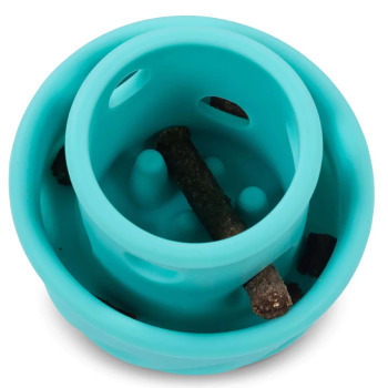 Jouet Puzzle'n Play champignon bleu pour chiens - Messy Mutts
