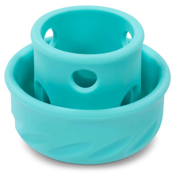 Jouet Puzzle'n Play champignon bleu pour chiens - Messy Mutts