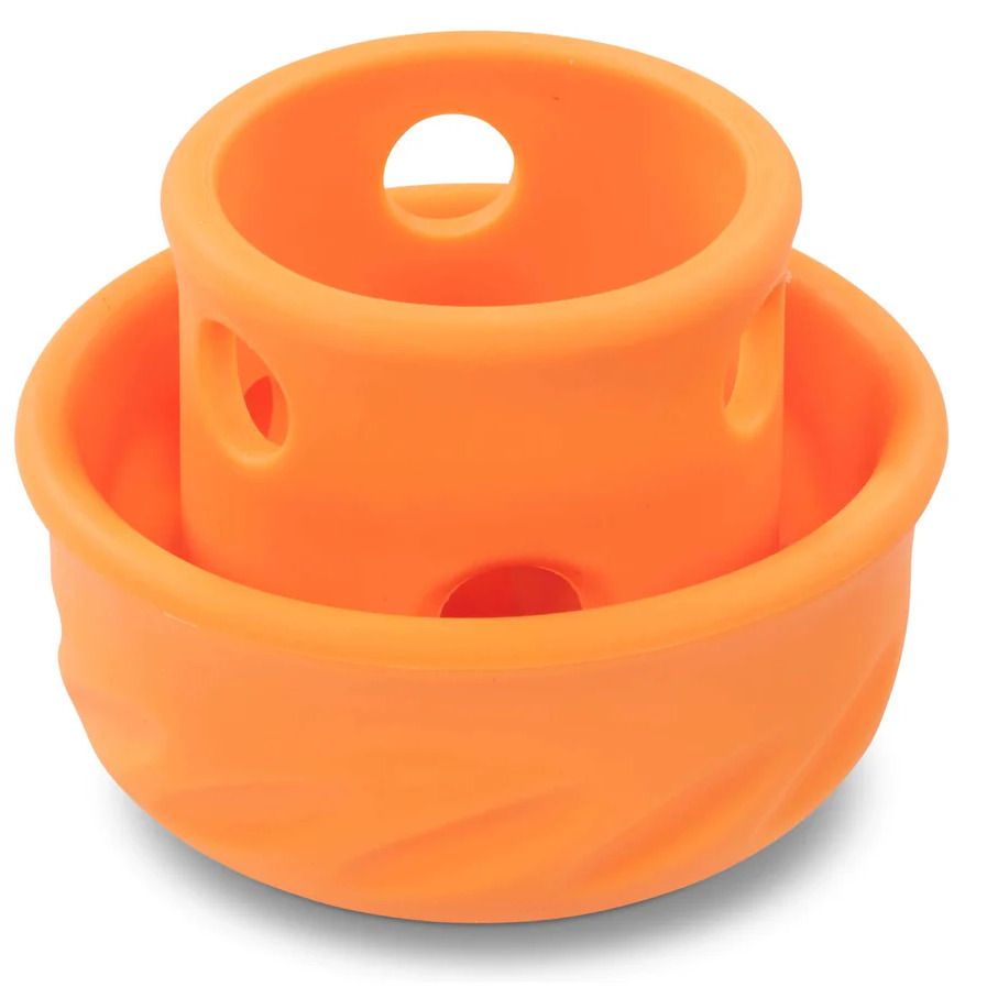 Ga60766 - Jouet Puzzle'n Play champignon orange pour chiens - Messy Mutts