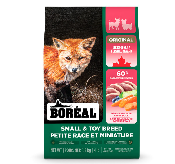 Br3050 - Nourriture pour chiens de petites races au canard - Boréal Original