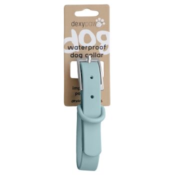 Collier imperméable bleu pour chiens - Dexypaws
