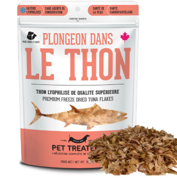 Gâterie de flocon de thon lyophilisé pour animaux - Granville