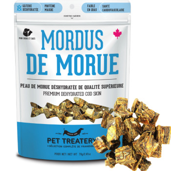Gâterie de morues déshydratées pour animaux - Granville