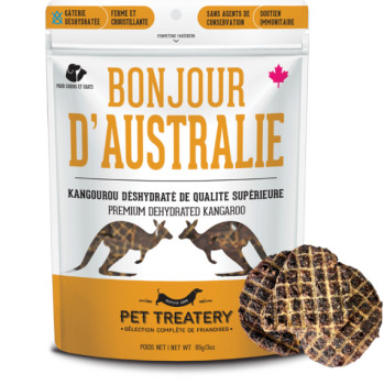 Gâterie de kangourou déshydraté pour animaux - Granville
