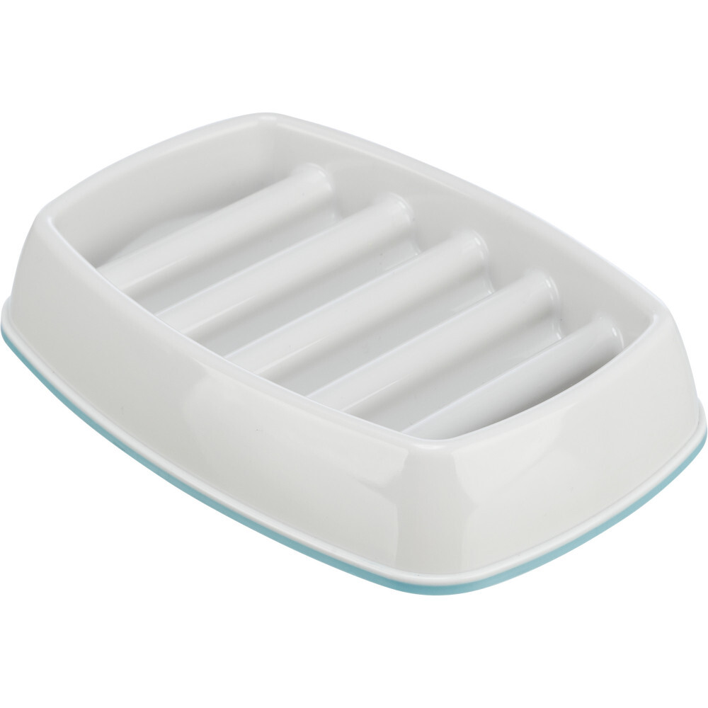 Tr7007 - Bol ralentisseur rectangle gris pour animaux - Trixie