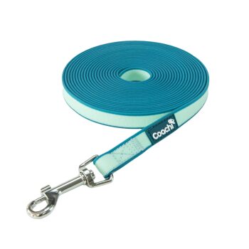 Longe d'entraînement imperméable bleue pour chiens - Coachi