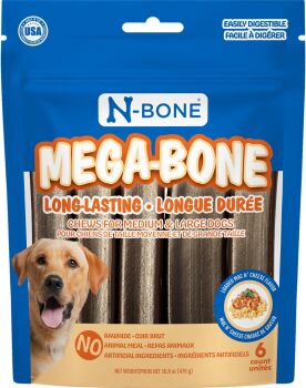 Bâtonnet au macaroni au fromage Méga-Bone pour chiens - N-Bone