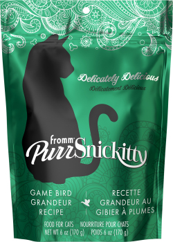 Échantillon de nourriture pour chat sans grains grandeur au gibier à plumes - Fromm PurrSnickitty