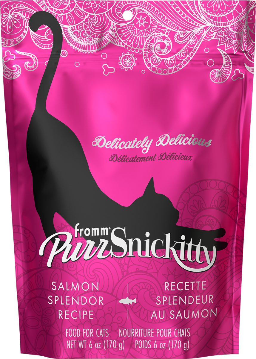 Fr6980 - Échantillon de nourriture pour chat sans grains splendeur au saumon - Fromm PurrSnickitty