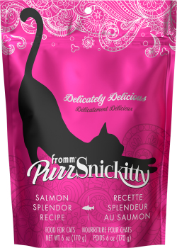 Échantillon de nourriture pour chat sans grains splendeur au saumon - Fromm PurrSnickitty