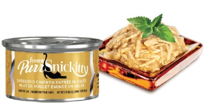Nourriture en boîte pour chat poulet émincé en gelée - Fromm PurrSnickitty