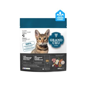 Nourriture déshydratée formule terre et mer pour chats - Grand Cru