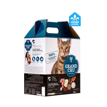 Nourriture déshydratée formule terre et mer pour chats - Grand Cru