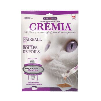 Gâterie Crémia au canard pour boules de poils pour chats - Oven-Baked Tradition