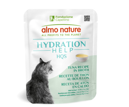 Bouillon de thon hydratant avec filet de thon pour chats - Almo Nature