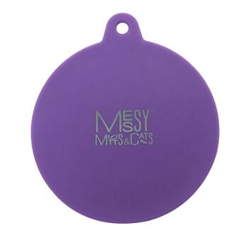 Couvercle en silicone mauve pour les conserves - Messy Mutts