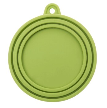 Couvercle en silicone vert pour les conserves - Messy Mutts