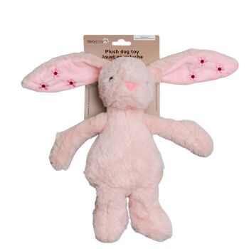 Peluche en forme de lapin pour chien - Dexypaws