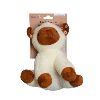 Peluche en forme de mouton pour chien - Dexypaws