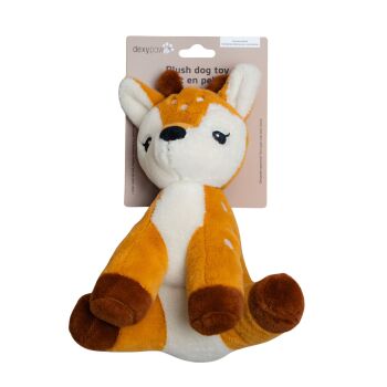 Peluche en forme de faon pour chien - Dexypaws
