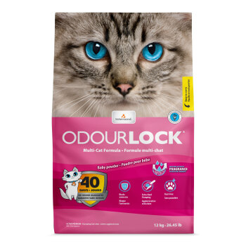 Litière agglomérante Odour Lock poudre de bébé sans poussière - Intersand