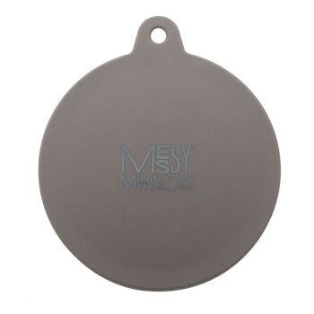 Couvercle en silicone gris pour les conserves - Messy Mutts