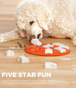 Jeux interactif Pattes Orange niveau 1 pour chiens - Outward Hound