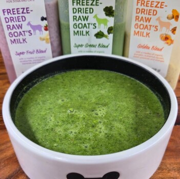Lait de chèvre super greens pour animaux - Shepherd Boy