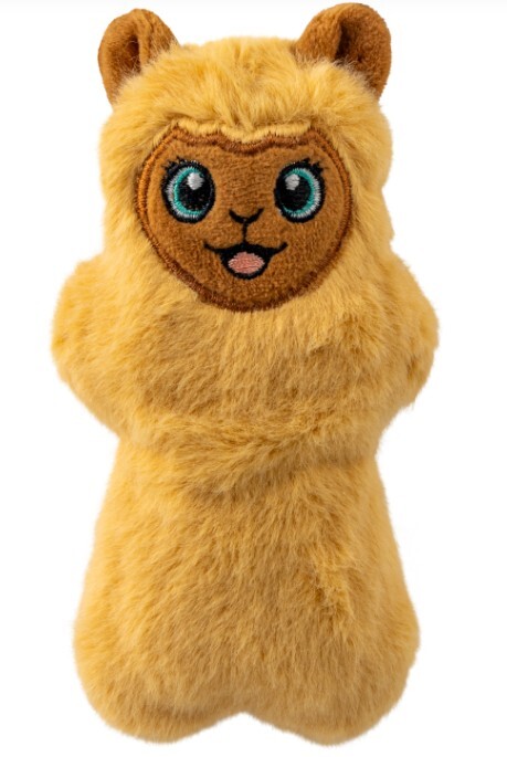 Kg1968 - Peluche lama Snuzzles mini pour chien - Kong