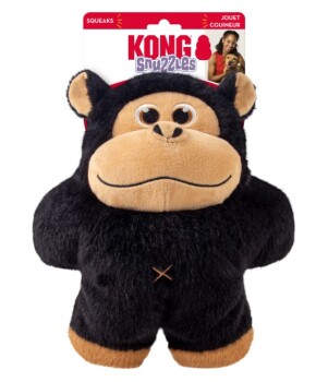 Peluche gorille Snuzzles XL pour chien - Kong