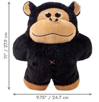 Peluche gorille Snuzzles XL pour chien - Kong
