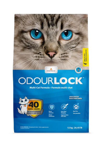 83948 - Litière agglomérante Odour Lock non parfumée sans poussière - Intersand