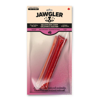 Bâton de gélatine de porc aux petits fruits pour chiens - Jawgler