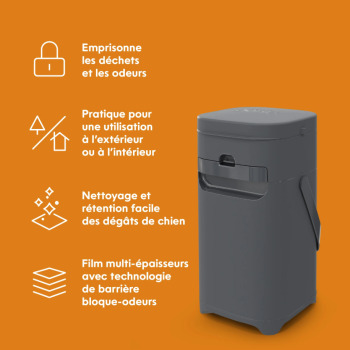 Poubelle à déchets pour chiens - Pet Genie