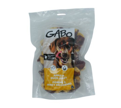 Gâterie à la pomme et au jerky de canard pour chiens - GABO