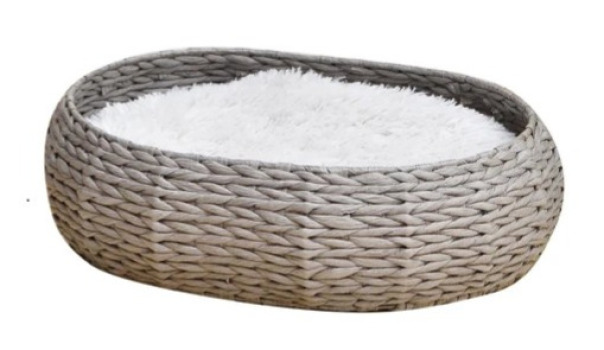 Panier rond Buttercup gris pour animaux - PetPals