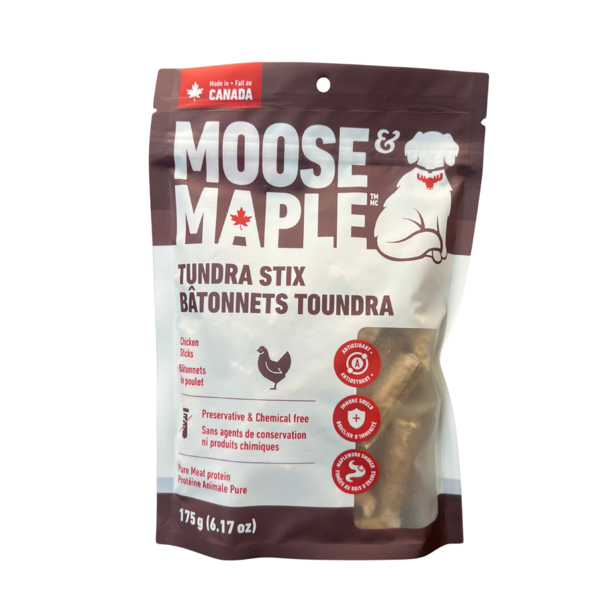 K00701 - Bâtonnets Tundra de poulet pour chiens - Moose & Maple