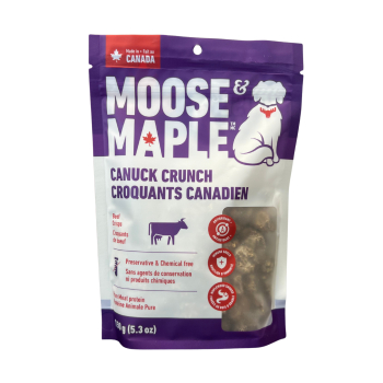 Bouchées Croquant Canadien au boeuf pour chiens - Moose & Maple