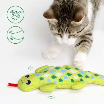 Gecko vert dansant pour chat - Catit Groovy
