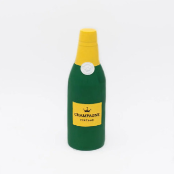 Jouet en latex en forme de bouteille de champagne pour chiens - Zippypaws