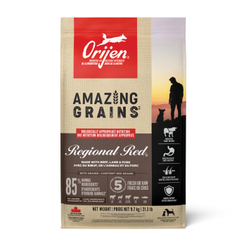 Nourriture pour chien avec grains à la viande rouge - ORIJEN Amazing Grains