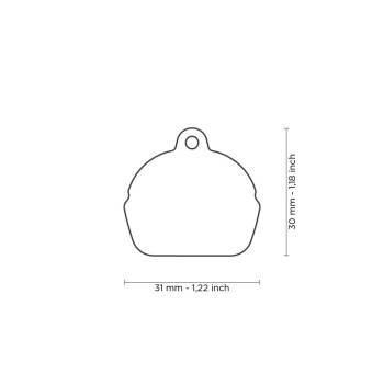 Médaille pour animaux burger Food - MyFamily