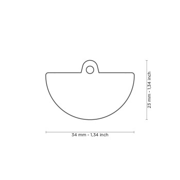 Médaille pour animaux pastèque Food - MyFamily