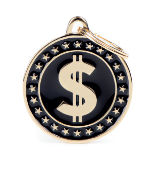Médaille pour animaux dollar Charms - MyFamily