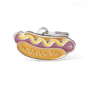 Médaille pour animaux hot-dog Food - MyFamily