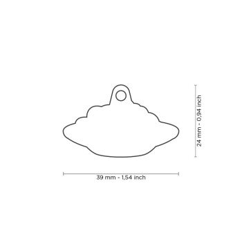 Médaille pour animaux spaguetti Food - MyFamily