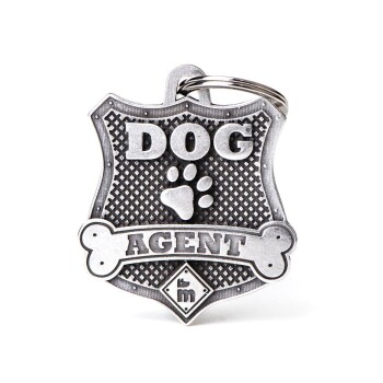 Médaille pour animaux badge Dog Agent - MyFamily